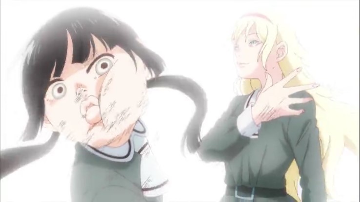Olivia slaps Hanako